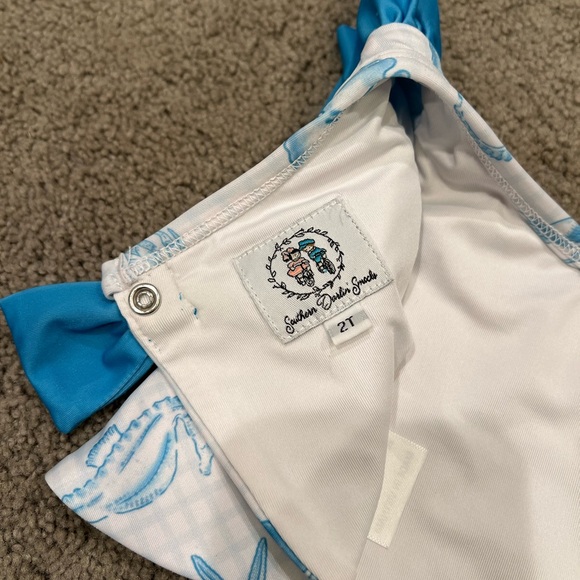 Southern Darlin Smocks Seashell 2-piece Swimsuit - Picture 3 of 3